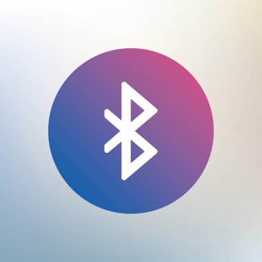 Bluetooth işareti simgesi.