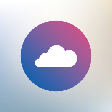 Bulut işareti simgesi.