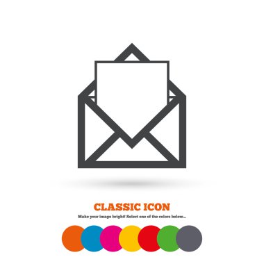 Mail, envelope, message icon