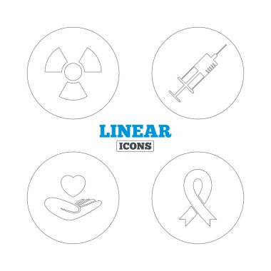 Medicine, danger, health icons