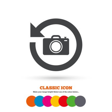 Açık fotoğraf kamera işareti