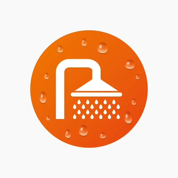 Shower, douche sign icon. — Stock Vector