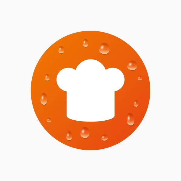 Chef hat, cooking sign icon. — Stockový vektor