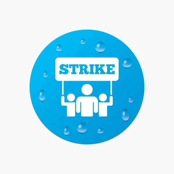 Strike sign icon. — Stock Vector