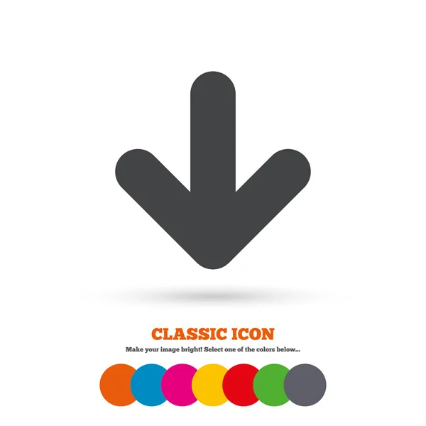 Download icon. Upload button. — Stock Vector