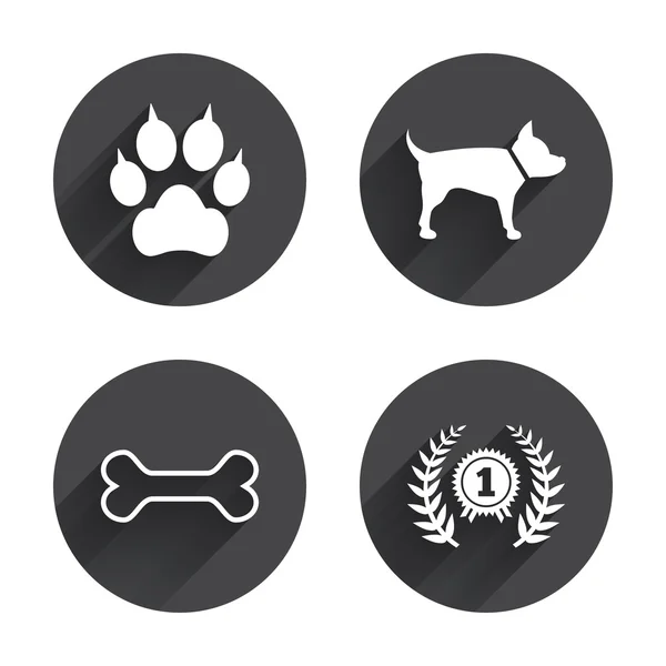 Haustiere, Tiere Symbole gesetzt — Stockvektor