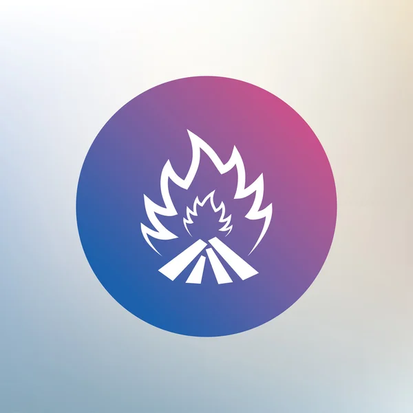 Feuer Flamme Zeichen Symbol — Stockvektor