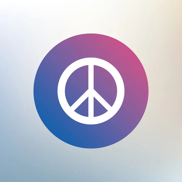 Paz, ícone de sinal de esperança . — Vetor de Stock
