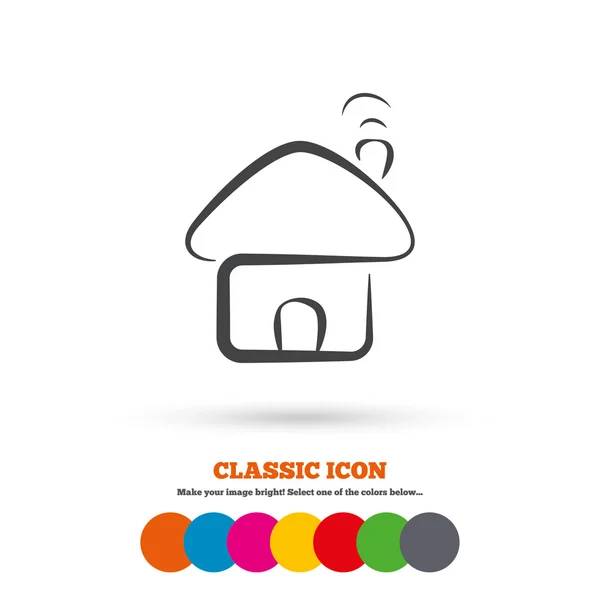 Home, house sign icon. — Wektor stockowy