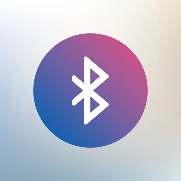 Bluetooth sign icon. — Stock Vector