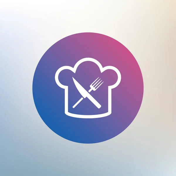 Chef hat, cooking sign icon. — Stockový vektor