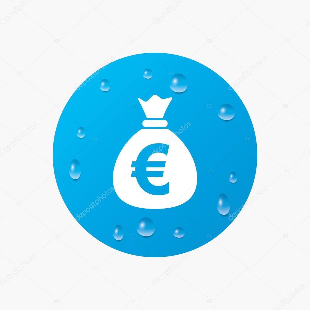 money bag with euro icon stock vector c blankstock 79718356 https depositphotos com 79718356 stock illustration money bag with euro icon html