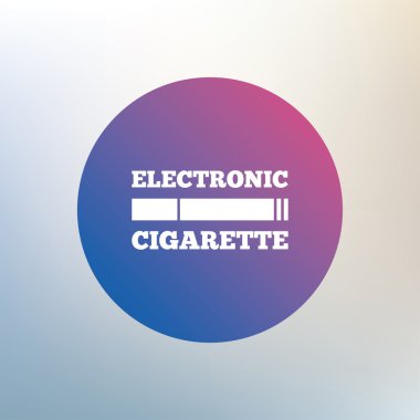 E-Sigara, sigara simgesi  .