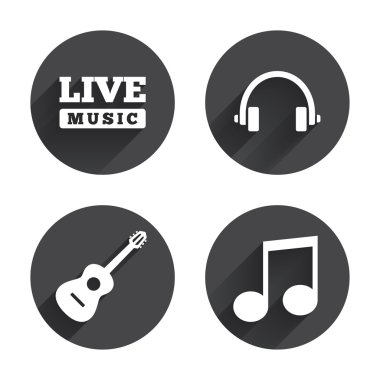 Musical elements, notes icons