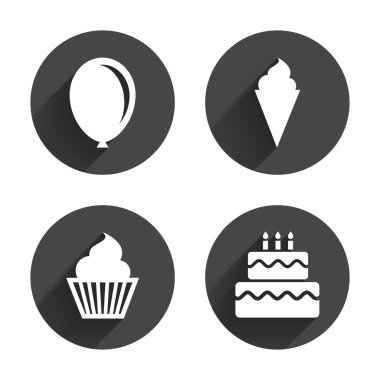 doğum günü partisi simgeleri.