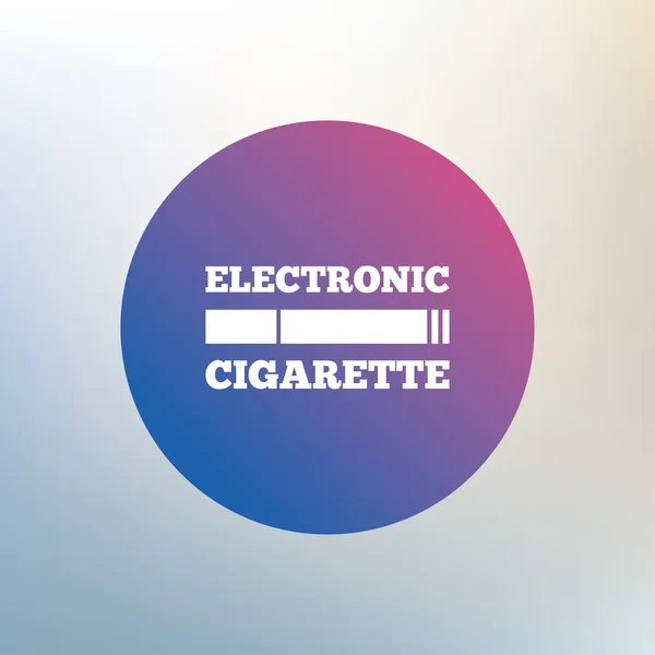 E-Cigarette, smoking icon  . — Stock Vector