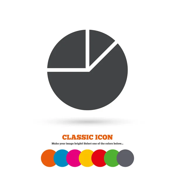 Pie chart, graph, diagram icon — Διανυσματικό Αρχείο