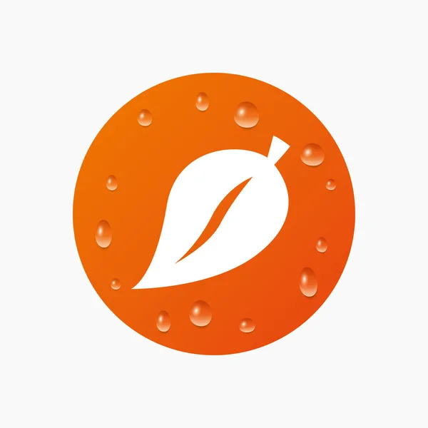 Leaf, natural product icon — Stock vektor