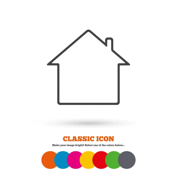 Home, house sign icon. — Stok Vektör