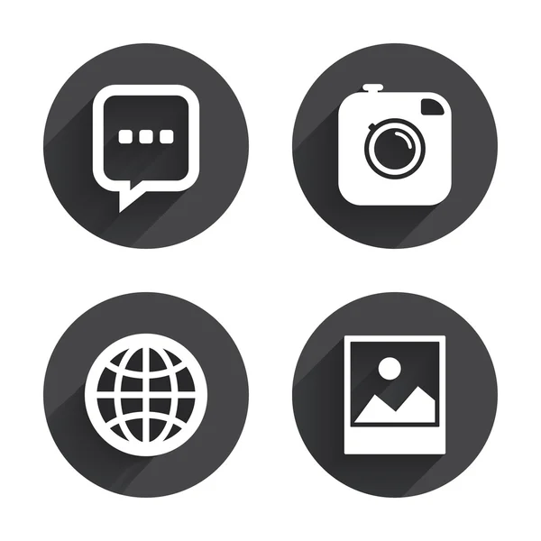 Iconos de redes sociales. — Vector de stock