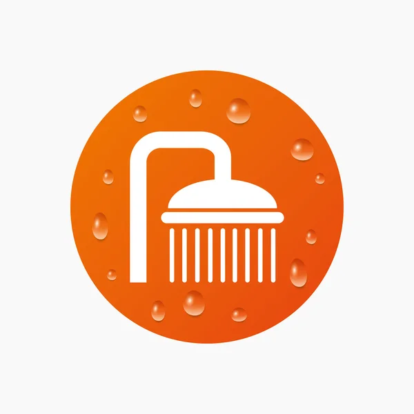 Shower, douche sign icon. — Stock Vector