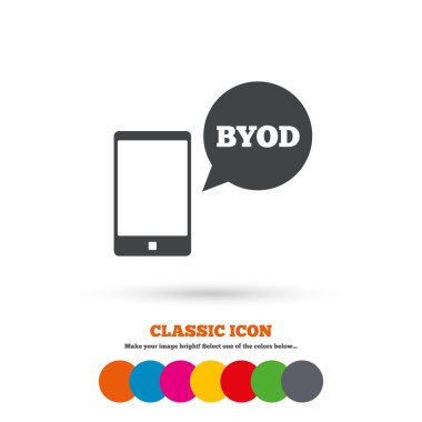 BYOD, smartphone icon
