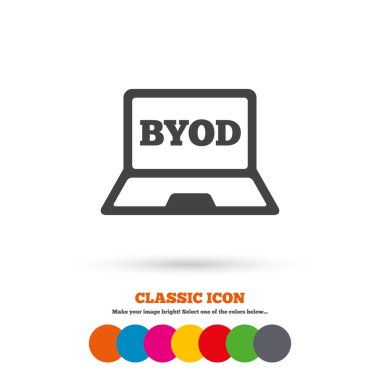 BYOD, laptop icon