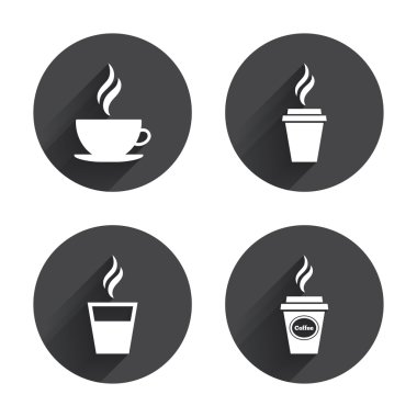 Coffee, cup, drinks icons