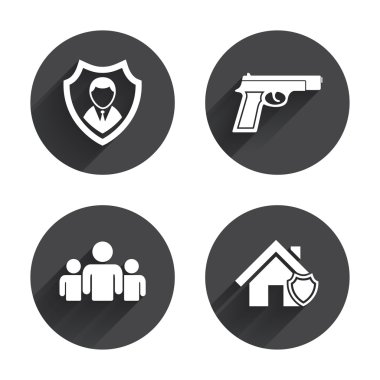 Güvenlik Ajansı simgeler.