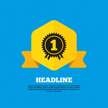 İlk Ödülü işareti simgesi yerleştir.