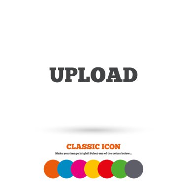 Upload, yükleme simgesi