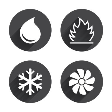 Heating, ventilating and air conditioning icon