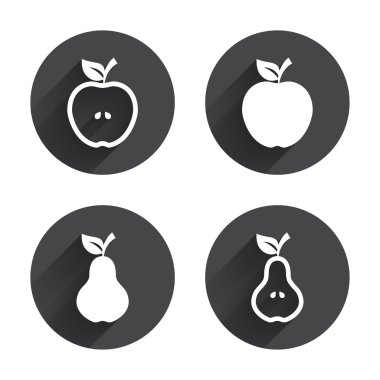 Patterns with Fruits, Apple and Pear icons
