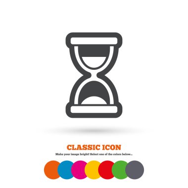 Hourglass, sand timer icon
