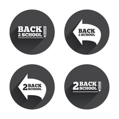 Okul hazırlıkları, eğitim simgeler.