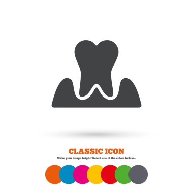 Parodontosis,  tooth, dental care icon