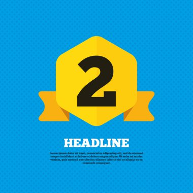 İkinci ödül işaret yeri