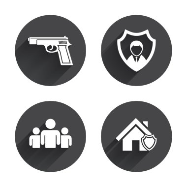 Güvenlik Ajansı simgeler.