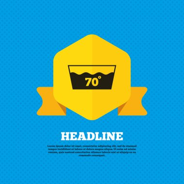 Wash, çamaşır makinesi simgesini