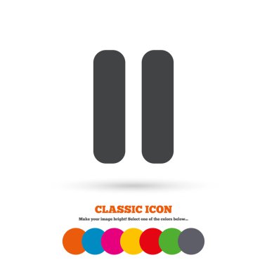 Pause, player icon