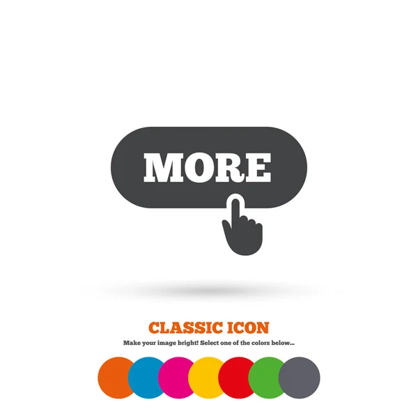 More, Details, cursor icon. — 图库矢量图片