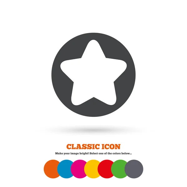 Star, favorite icon — Stock Vector