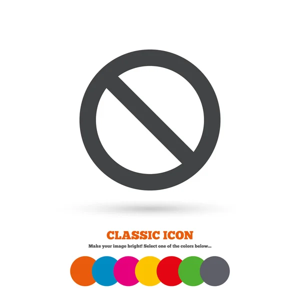 Blacklist, User not allowed icon. — Stock Vector