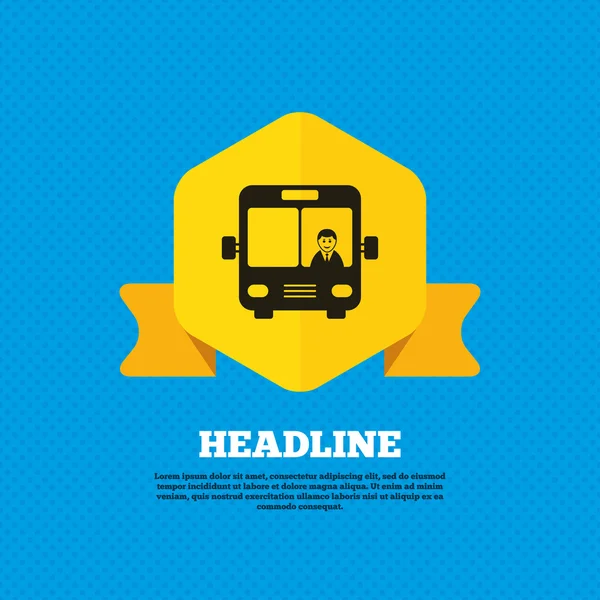 Bus,  Public transport icon.