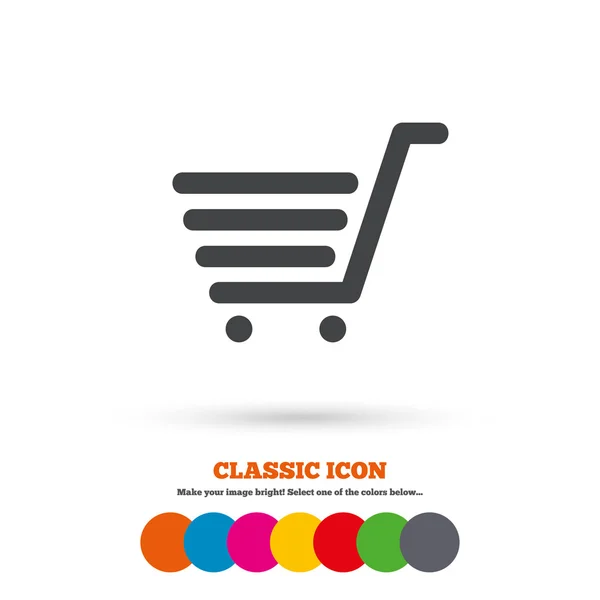 Shopping Cart, buying online icon — Stock Vector