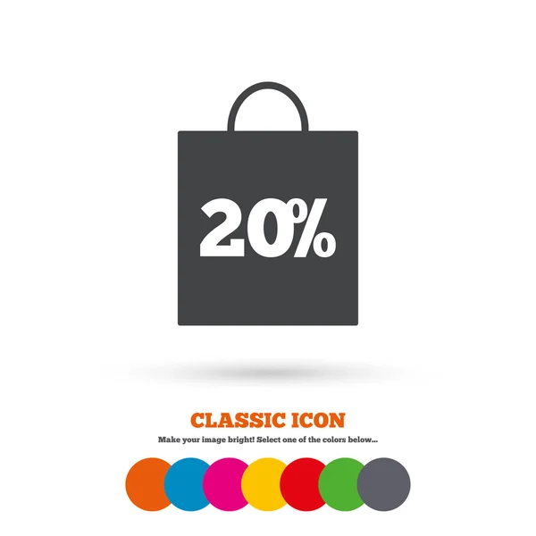 Shopping, sale, discount icon — Stock Vector