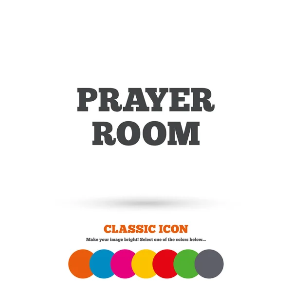 Prayer room, religion icon