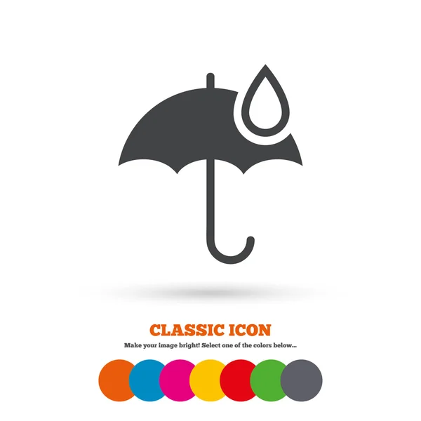 伞，水放图标 — 图库矢量图片