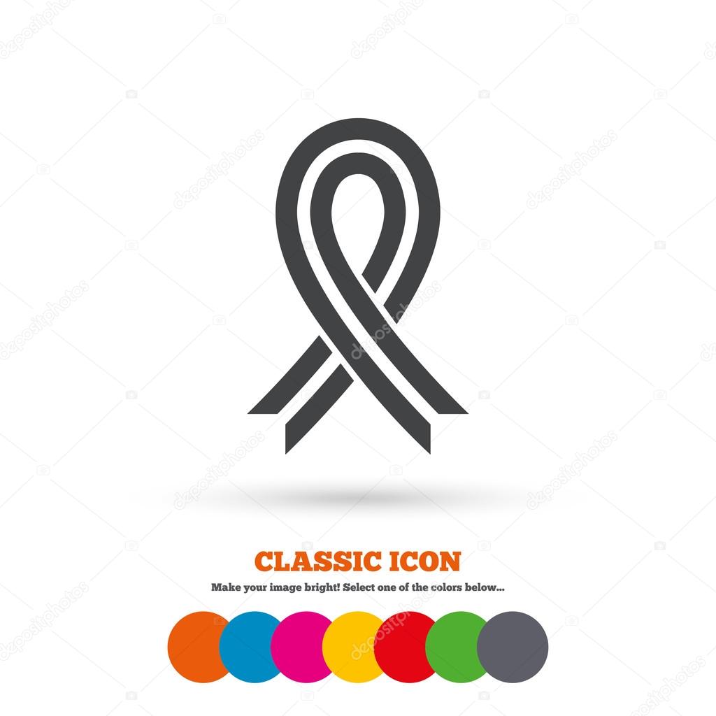 Ribbon,   Breast cancer icon
