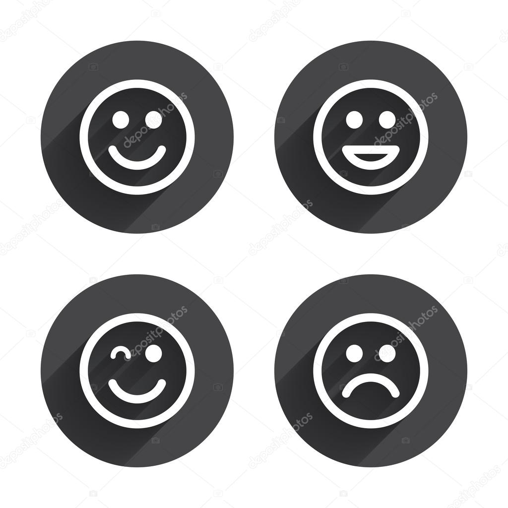 Smile, emoticons icons